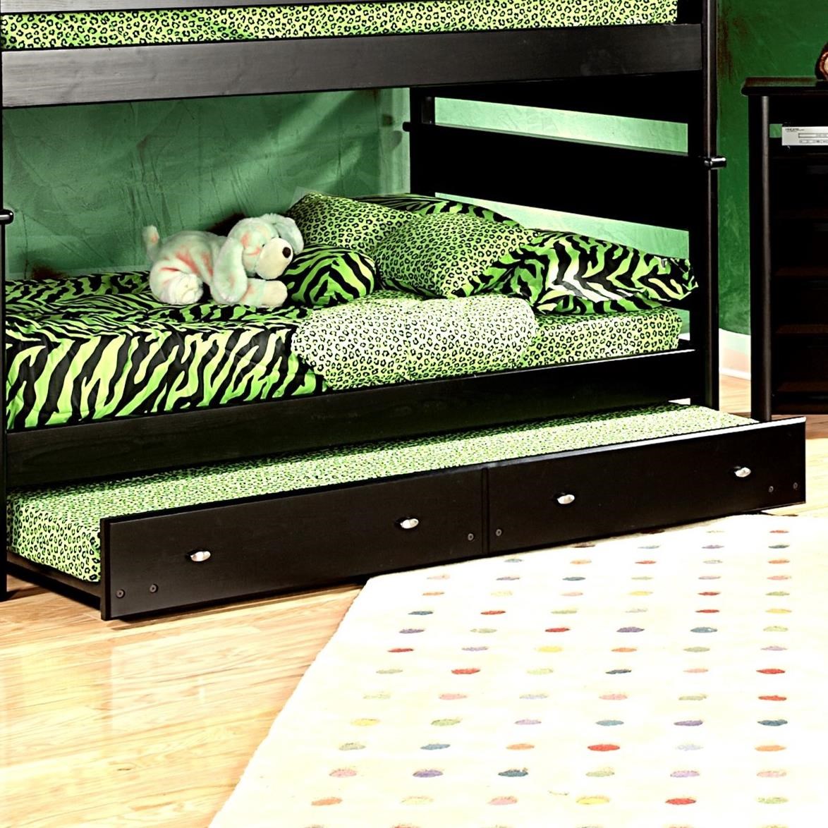 Laguna 4547BC Bunk Bed Trundle Sadler's Home Furnishings Storage